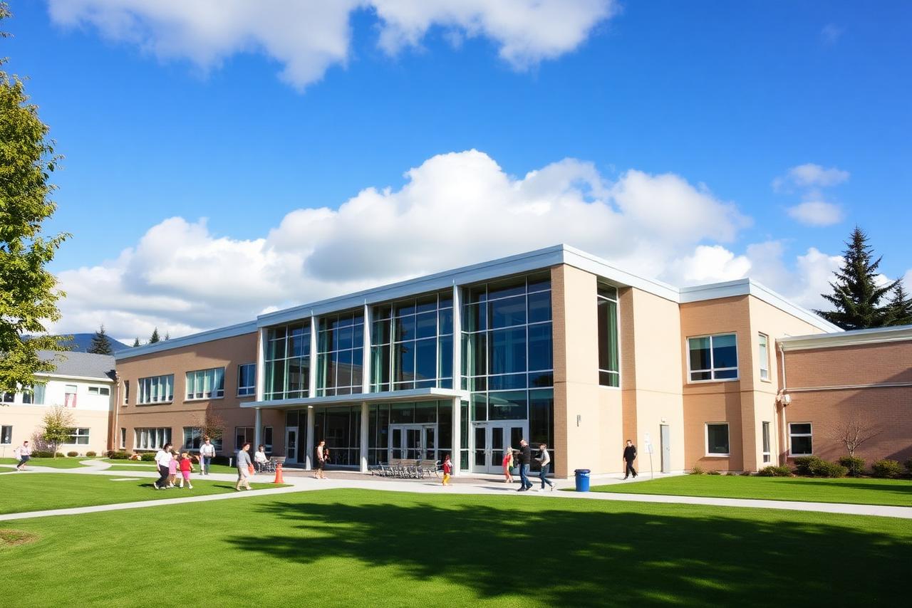 School campus in the Kirkland area